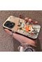 Xiaomi Redmi Note 12 Pro 5g Compatible Cartoon Fox Nick Patterned Case Acrylic Hard Back Silicon Edges - 3
