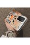 Xiaomi Redmi 10 4g Compatible Cartoon Fox Nick Patterned Case Acrylic Hard Back Silicon Edges - 4