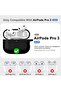 غطاء حماية لسماعات AirPods Pro الجيل الثالث، غلاف سيليكون ناعم مضاد للصدمات بدرجة عسكرية - 2