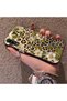 Samsung Galaxy A50/A50S/A30S Compatible Aesthetic Flower-Leopard Pattern Case Acrylic Hard Back Silicon Edge - 3
