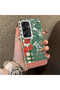 Samsung Galaxy S25 Compatible Acrylic Hard Back Panel with Silicone Edges Vegetable Flower Pattern Phone Case - 2