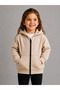 Unisex Children's Stone Color 100% Cotton Cardigan 3-Ply Fabric Without Shardons (4-Season) - 2
