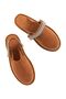 Suede Women's Sabo Slippers 215571 Tan - 3