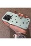 Xiaomi Redmi Note 14 4g Compatible Edge Striped Black Star Pattern Protective Case Acrylic Hard Back Silicone Edge - 4