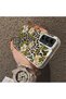Samsung Galaxy A05S Compatible Aesthetic Floral-Leopard Pattern Case Acrylic Hard Back Silicone Edge - 4