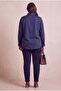 Tensel Plus Size Shirt Navy Blue - 3