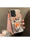 Xiaomi Redmi Note 12 Pro 5g Compatible Cartoon Fox Nick Patterned Case Acrylic Hard Back Silicon Edges - 2