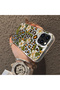 iPhone 13 Pro Compatible Aesthetic Floral-Leopard Pattern Case Acrylic Hard Back Silicone Edge - 4