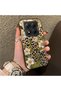 Xiaomi Poco X7 Compatible Aesthetic Flower-Leopard Pattern Case Acrylic Hard Back Silicone Edge - 2