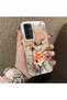 Samsung Galaxy A54 Compatible Cartoon Fox Nick Patterned Case Acrylic Hard Back Silicon Edge - 2