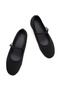 Women's Belted Mary Jane Ballerina Comfortable Wedge Heeled Shoes - 3