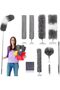 Dusters for Cleaning,9Pcs Feather Duster with Extension Pole Up to 100'',Bendable Extendable Long Fe