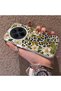 Vivo X300 Compatible Aesthetic Floral-Leopard Pattern Case Acrylic Hard Back Silicone Edge - 3