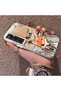 Realme C65 4g Compatible Cartoon Fox Nick Patterned Case Acrylic Hard Back Silicon Edge - 3