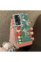 Vegetable Flower Pattern Phone Case for Oppo A5 4G/5G Compatible Acrylic Hard Back Panel with Silicone Edges - 2
