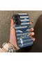 Samsung Galaxy A25 Compatible Sea Creatures Whale Horse Seahorse Patterned Case Acrylic Back Cover Silicone Edge - 2