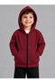 Unisex Children's Bordo 100% Cotton Cardigan 3-Ply Fabric Without Shardons (4-Season) - 3