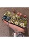 Xiaomi Mi 12T/12T Pro Compatible Aesthetic Floral-Leopard Pattern Case Acrylic Hard Back Silicone Edge - 3
