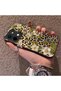 Vivo Y28 4g Compatible Aesthetic Floral-Leopard Pattern Case Acrylic Hard Back Silicone Edge - 3