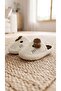 Women's Brown Hello Motif Furry House Slippers 3 cm Byndti̇mjhk01 - 7