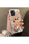 Case for Xiaomi Redmi 12 4G/5G Compatible Cartoon Fox Nick Pattern Case Acrylic Hard Back Silicon Edges - 3