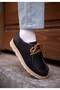 Paolo Model Genuine Leather Handmade Black Leather Casual Shoes - 2