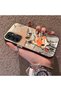 Samsung Galaxy A15 4G/5G Compatible Cartoon Fox Nick Pattern Case Acrylic Hard Back Silicon Edge - 3