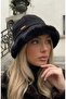 Teddy Luxe – Women's Plush Detailed Suede Look Winter Hat - 2