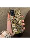 Samsung Galaxy A12/M12 Compatible Aesthetic Flower-Leopard Pattern Case Acrylic Hard Back Silicone Edge - 2