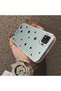 Realme C20/C20A Compatible Edge Striped Black Star Pattern Protective Case Acrylic Hard Back Silicon Edge - 4