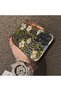 Samsung Galaxy A52/A52S Compatible Aesthetic Flower-Leopard Pattern Case Acrylic Hard Back Silicone Edge - 4