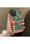 حافظة هاتف متوافقة مع iPhone 16 Pro Max مصنوعة من الأكريليك الصلب مع لوحة خلفية من السيليكون وحواف من السيليكون بنمط زهور نباتية - 2