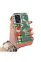 Xiaomi Redmi Note 12 Pro 5g Compatible Acrylic Hard Back Panel with Silicone Edges Vegetable Flower Pattern Phone Case