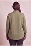 Tensel Plus Size Shirt Khaki - 4