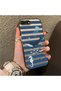 iPhone 7 Plus/8 Plus Compatible Sea Creatures Whale Horse Seahorse Patterned Case Acrylic Back Cover Silicone Edge - 2