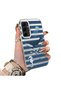 Samsung Galaxy A55 Compatible Sea Creatures Whale Horse Seahorse Patterned Case Acrylic Back Cover Silicone Edge