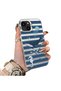 iPhone 15 Plus/14 Plus Compatible Sea Creatures Whale Horse Seahorse Patterned Case Acrylic Back Cover Silicone Edge