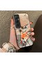 Realme C65 4g Compatible Cartoon Fox Nick Patterned Case Acrylic Hard Back Silicon Edge - 2