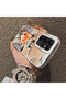 Samsung Galaxy S22 Ultra Compatible Cartoon Fox Nick Patterned Case Acrylic Hard Back Silicon Edge - 4
