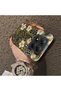 Xiaomi Poco X7 Compatible Aesthetic Flower-Leopard Pattern Case Acrylic Hard Back Silicone Edge - 4