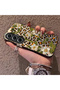 Tecno Camon 40 Pro 5g(Cm7) Compatible Aesthetic Floral-Leopard Pattern Case Acrylic Hard Back Silicone Edge - 3