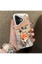 حافظة متوافقة مع هاتف iPhone 16 Plus بنمط رسوم متحركة على شكل ثعلب نيك، مصنوعة من الأكريليك الصلب وحافة من السيليكون - 2