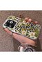 Tecno Spark 20 Compatible Aesthetic Flower-Leopard Pattern Case Acrylic Hard Back Silicone Edge - 3