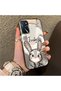 Oppo A54S Compatible Cartoon Fox Judy Patterned Case Acrylic Hard Back Silicon Edges - 2