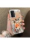 Samsung Galaxy A17 4G/5G Compatible Cartoon Fox Nick Patterned Case Acrylic Hard Back Silicon Edge - 2