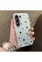 Tecno Camon 40(Cm5) Compatible Edge-Striped Black Star Pattern Protective Case Acrylic Hard Back Silicone Edge - 2