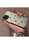 iPhone 12 Pro Max Compatible Edge Striped Black Star Pattern Protective Case Acrylic Hard Back Silicone Edge - 3