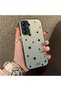 Samsung Galaxy A14 4G/5G Compatible Edge Striped Black Star Pattern Protective Case Acrylic Hard Back Silicon Edge - 2