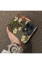Oppo Reno 14/14F Compatible Aesthetic Floral-Leopard Pattern Case Acrylic Hard Back Silicone Edge - 4