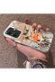 Realme Note 60 Compatible Cartoon Fox Nick Patterned Case Acrylic Hard Back Silicone Edge